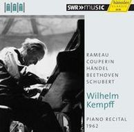 Piano Recital, 1962: Rameau, Couperin, Händel, Beethoven, Schubert