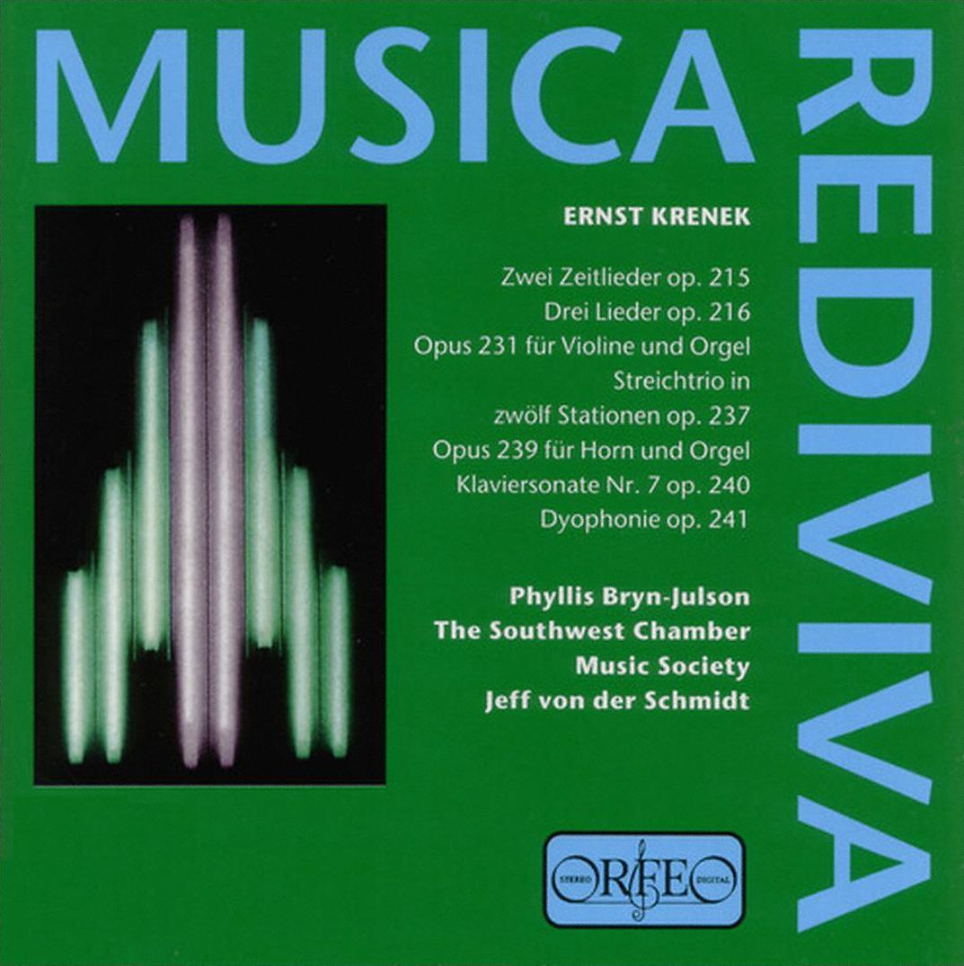 Ernst Krenek: Zwei Zeitlieder; Drei Lieder; Opus 231 f?r Violin und Orgel; Etc.