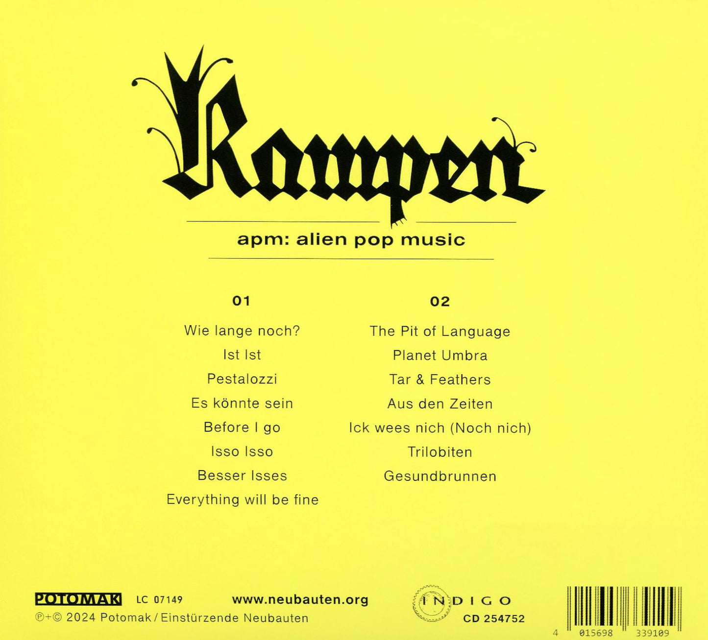 Rampen (Apm: Alien Pop Music) (Einsturzende Neubauten)