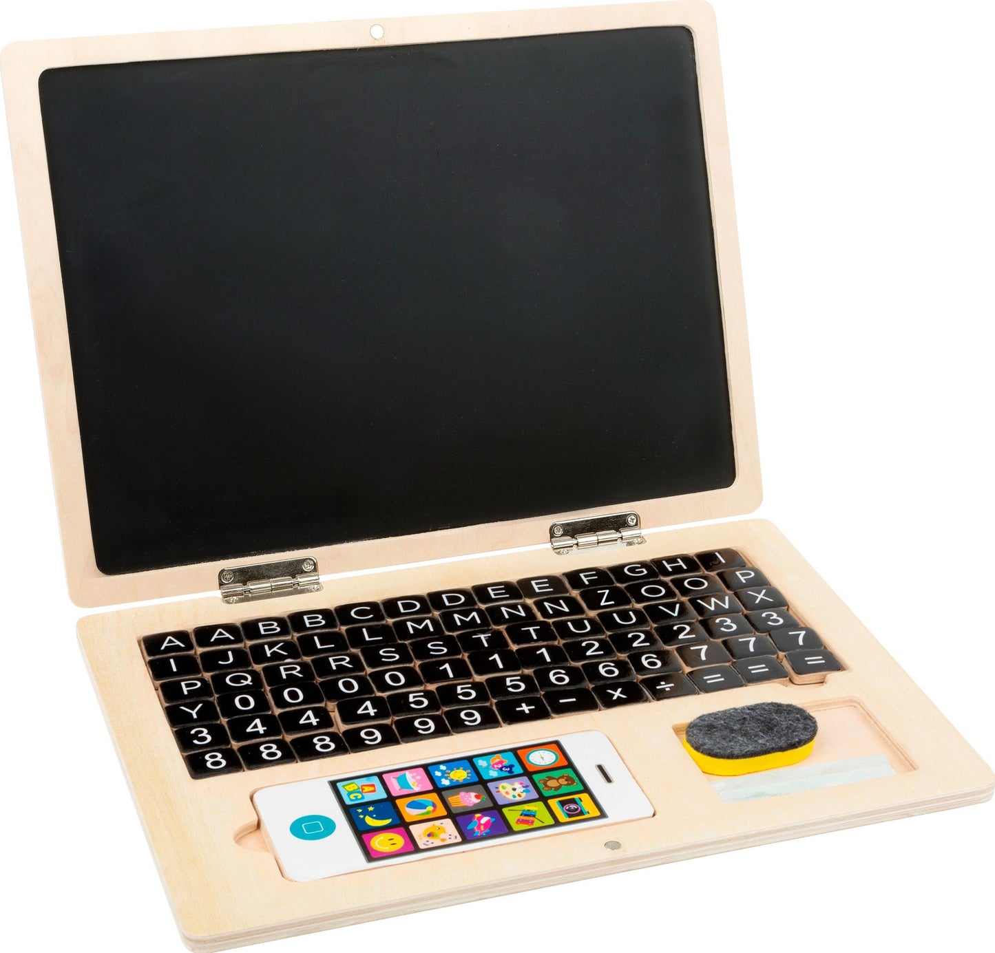 Wooden Laptop and Magnet Board