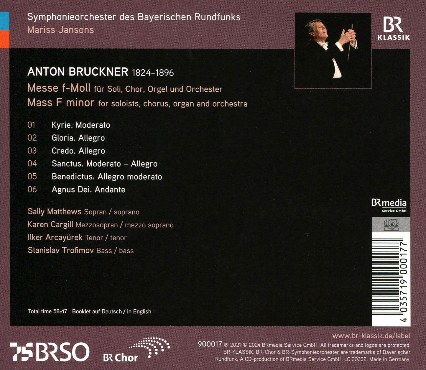 Mass In F Minor (Bruckner / Matthews / Trofimov)