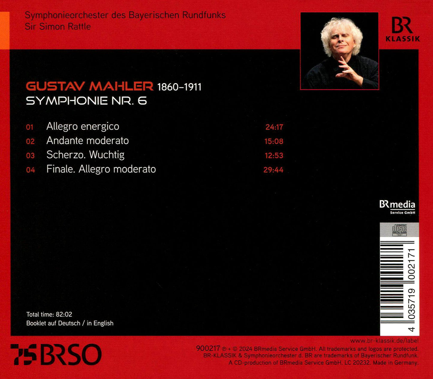 Symphony No. 6 (Rattle / Mahler)