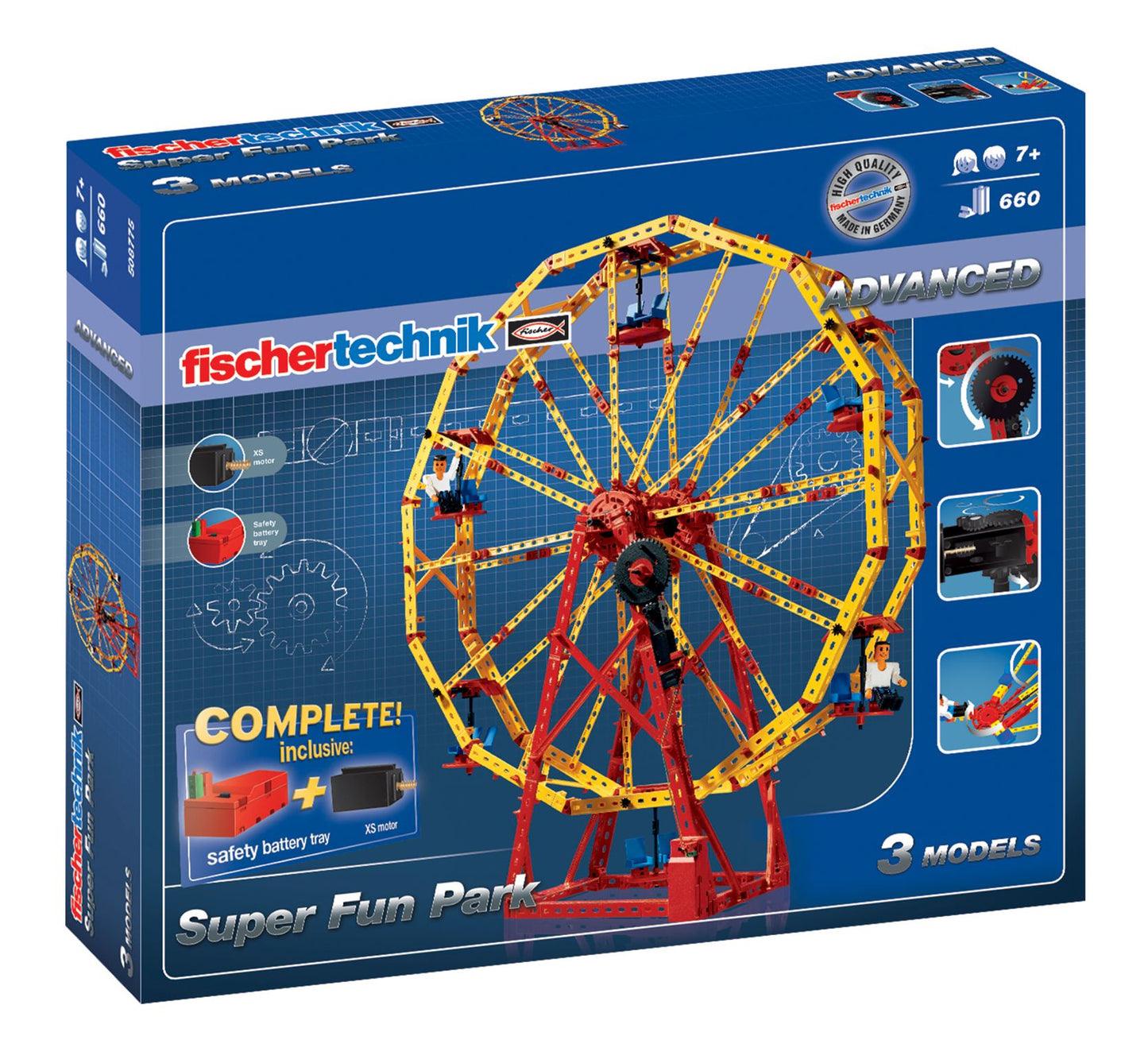 Fischertechnik Super Fun Park STEM Set - 660 pieces
