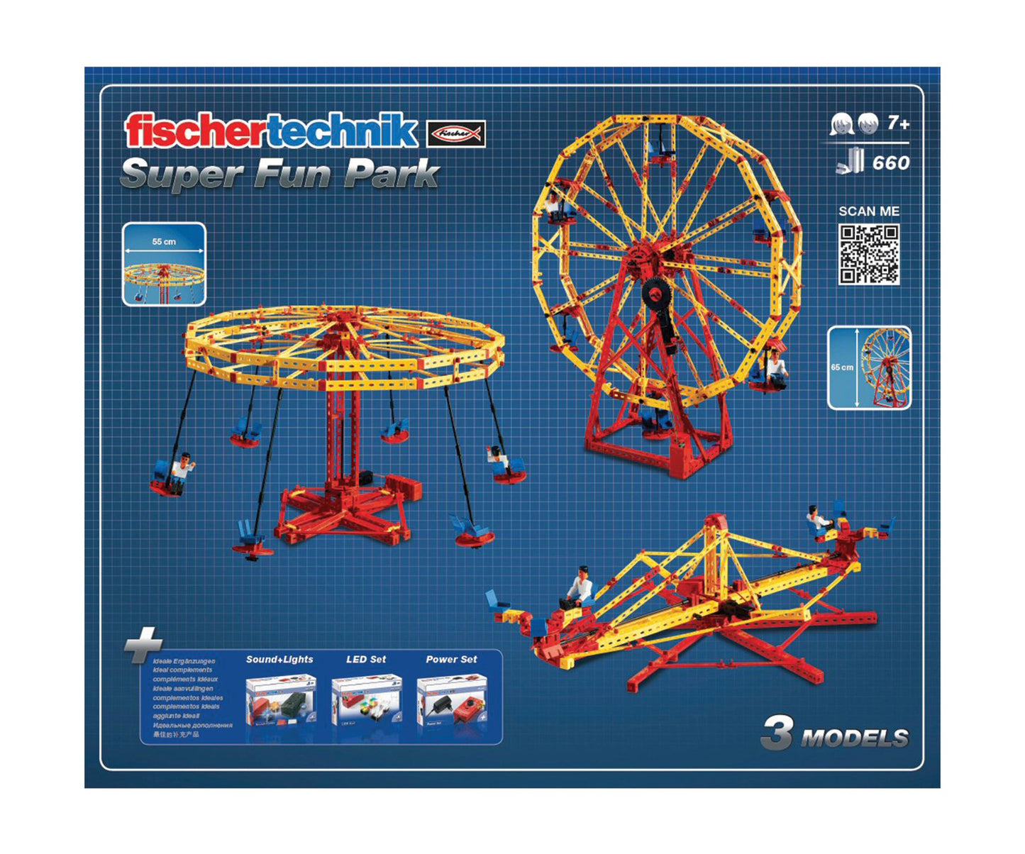 Fischertechnik Super Fun Park STEM Set - 660 pieces