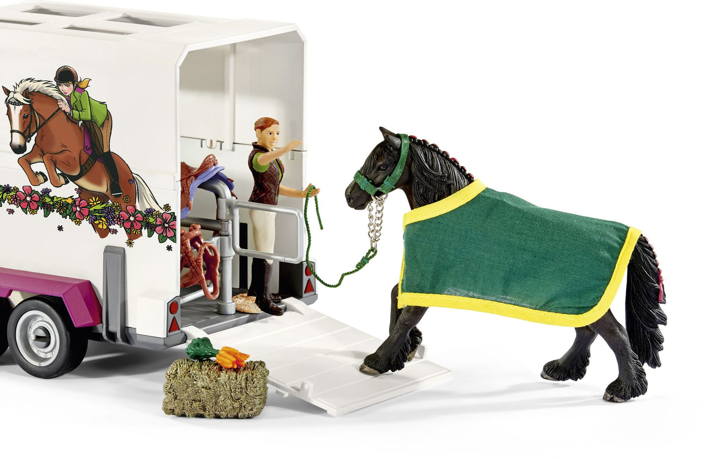 Pick up with horse trailer