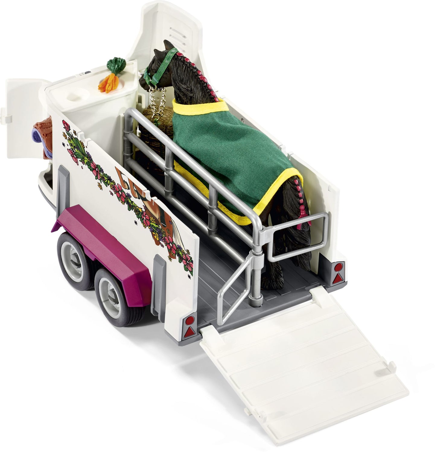 Pick up with horse trailer