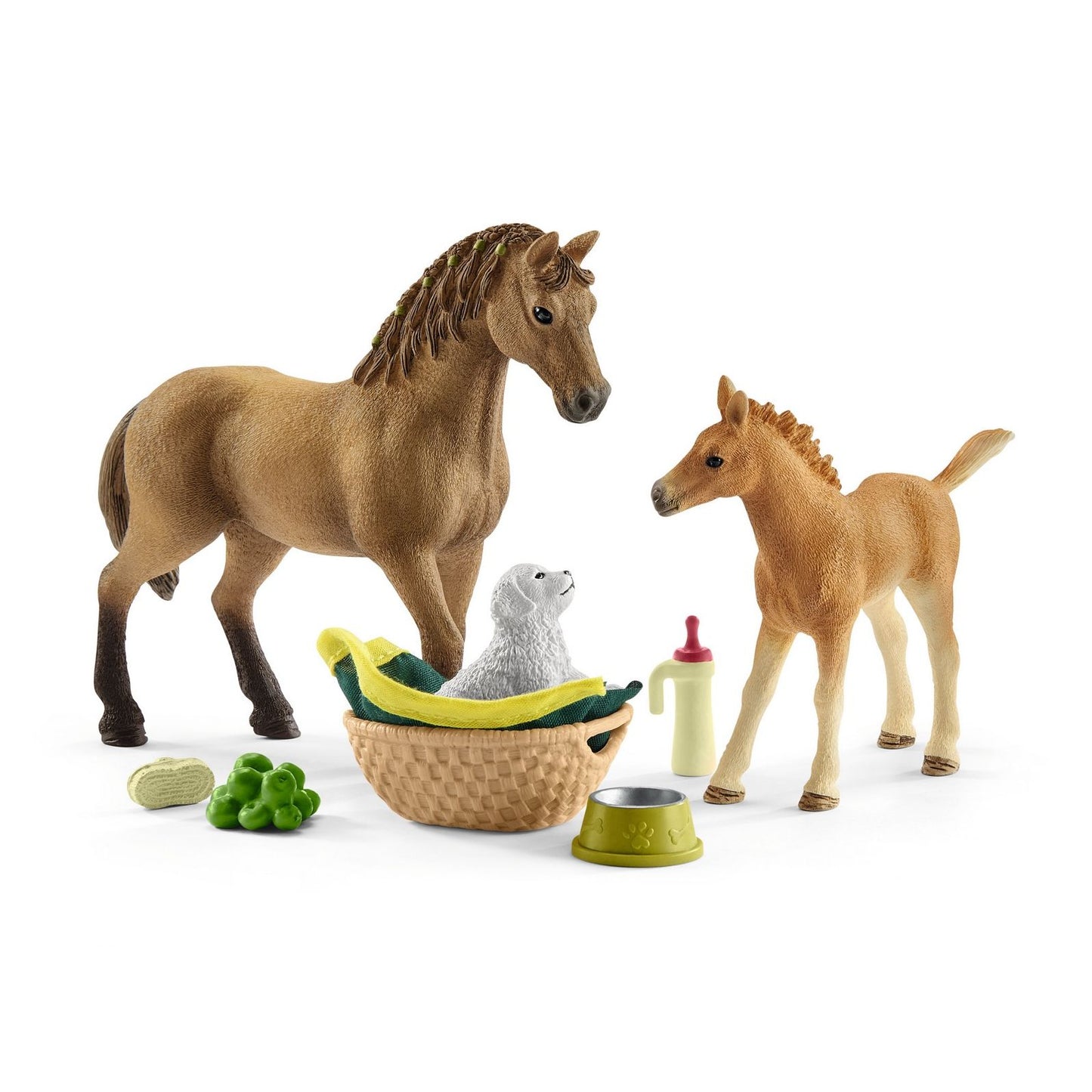 Schleich Sarah's baby animal care with quarter horse