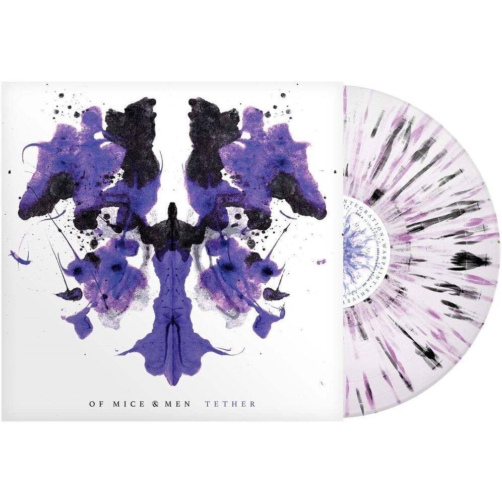 Tether - White Purple Black Splatter (Blk) (Colv)