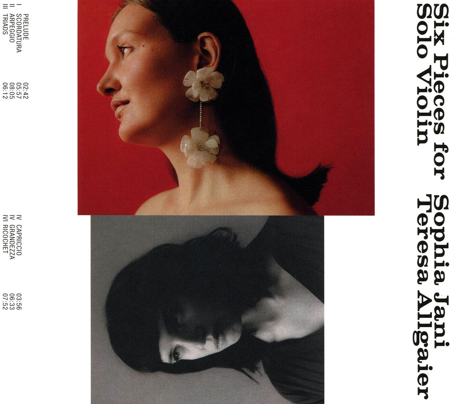 Six Pieces For Solo Violin (Sophia Jani / Teresa Allgaier)