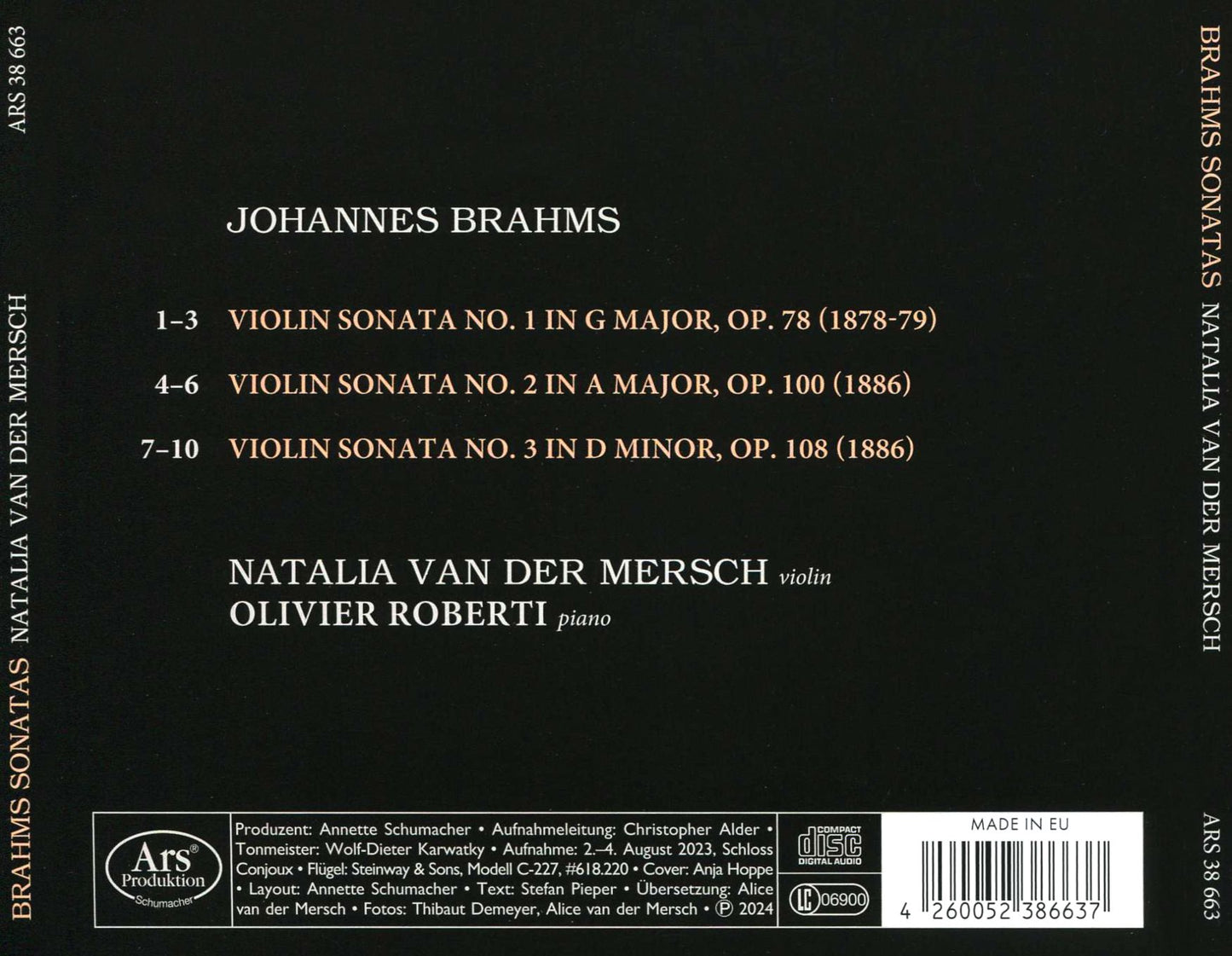 Brahms: Violin Sonatas