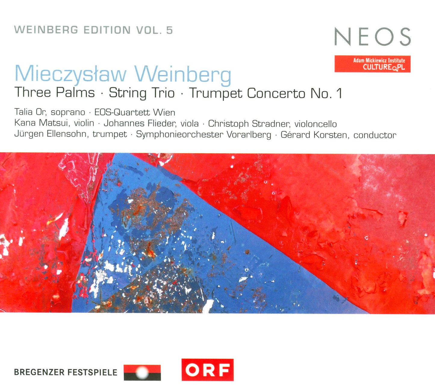Mieczyslaw Weinberg: Three Palms; String Trio; Trumpet Concerto No. 1