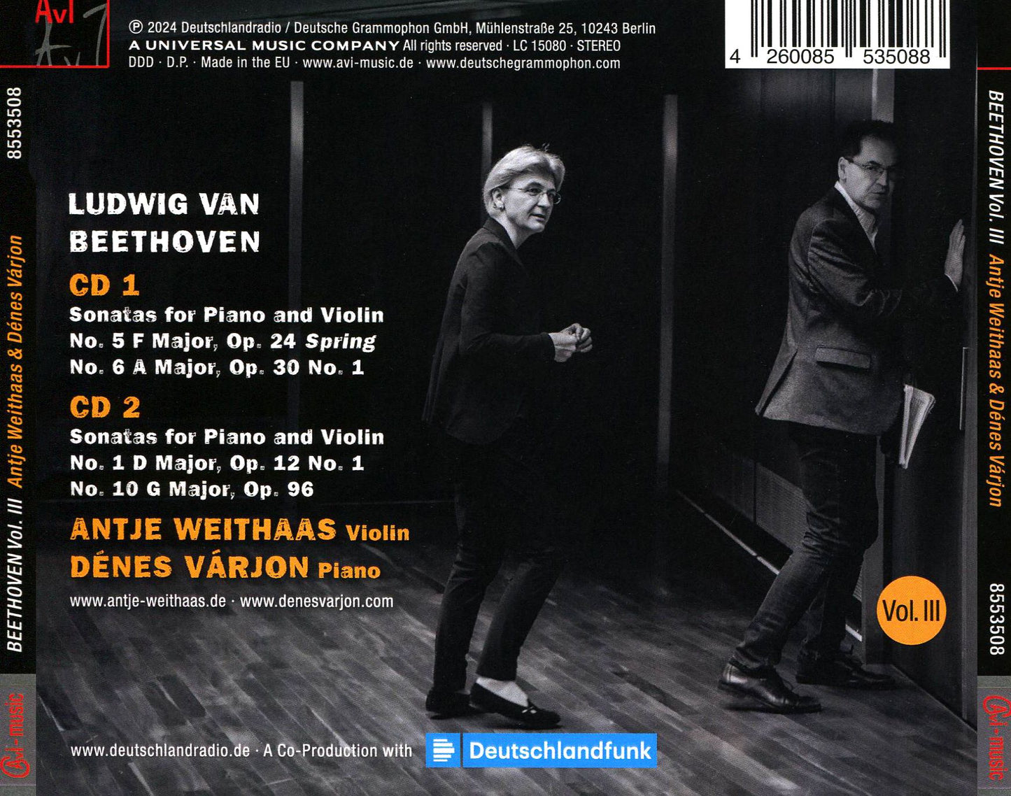 Violin Sonatas Nos 1, 5, 6 & 10 (L.V. Beethoven / Weithaas / Varjon)