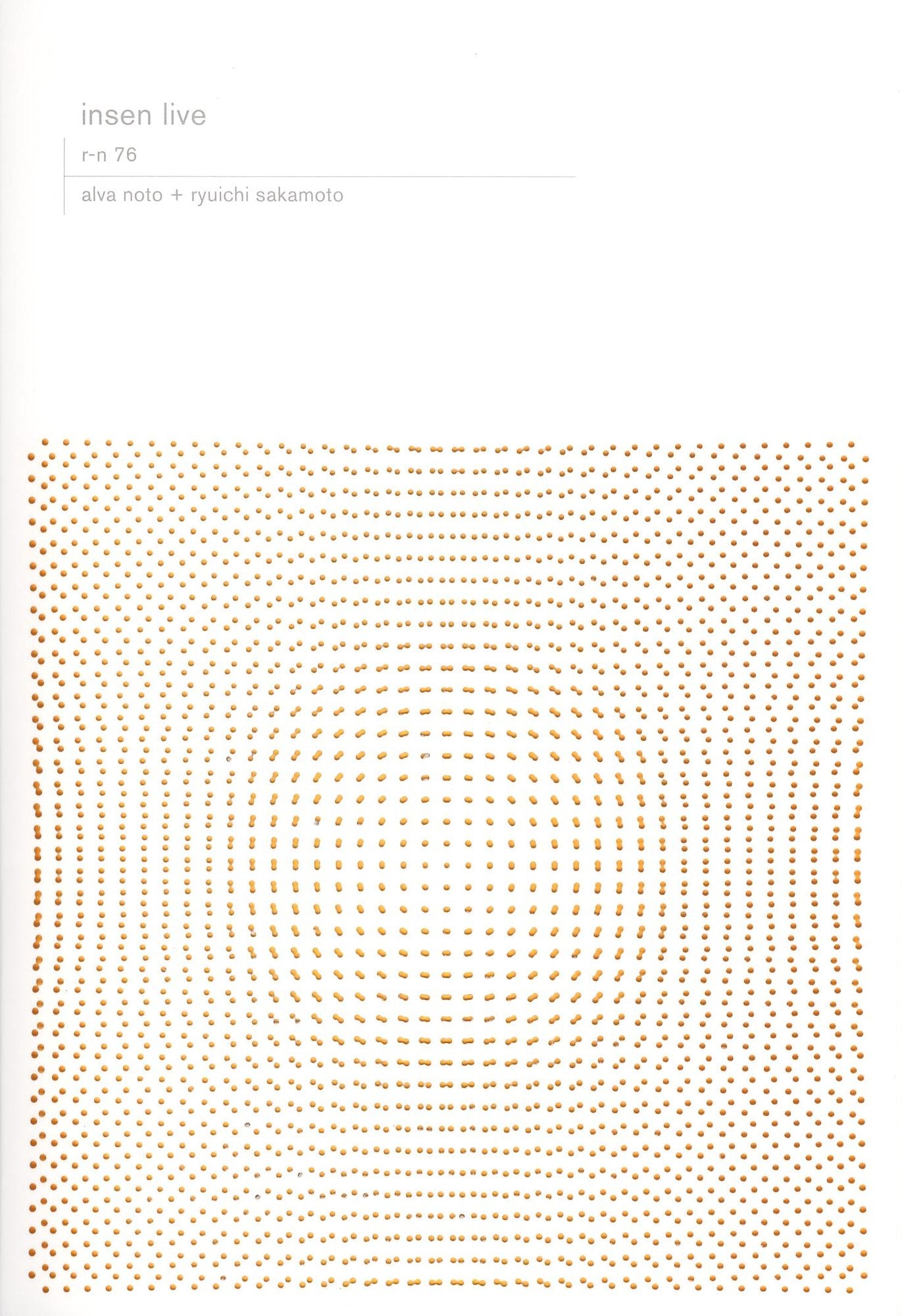 Alva Noto/Ryuichi Sakamoto: Insen Live