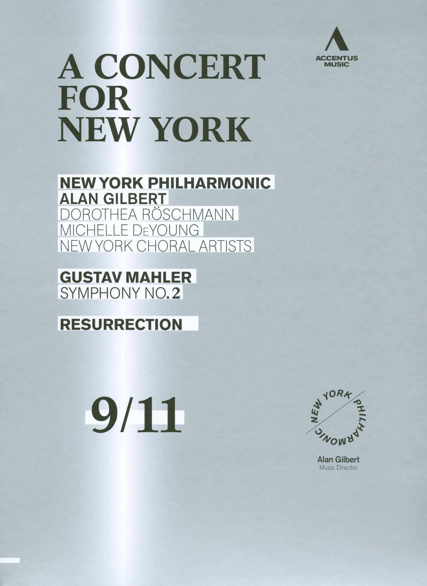 A Concert for New York: Mahler - Symphony No. 2