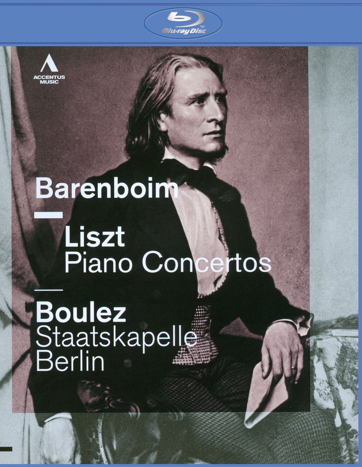 Barenboim/Boulez: Liszt - Piano Concertos [Blu-ray]