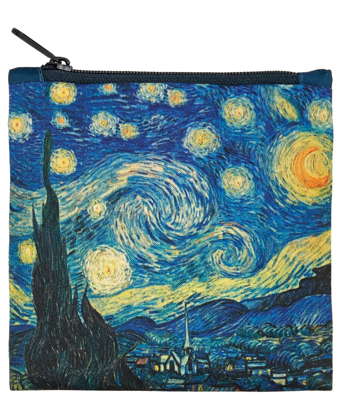 Starry Night by Vincent Van Gough Tote in Matching Pouch