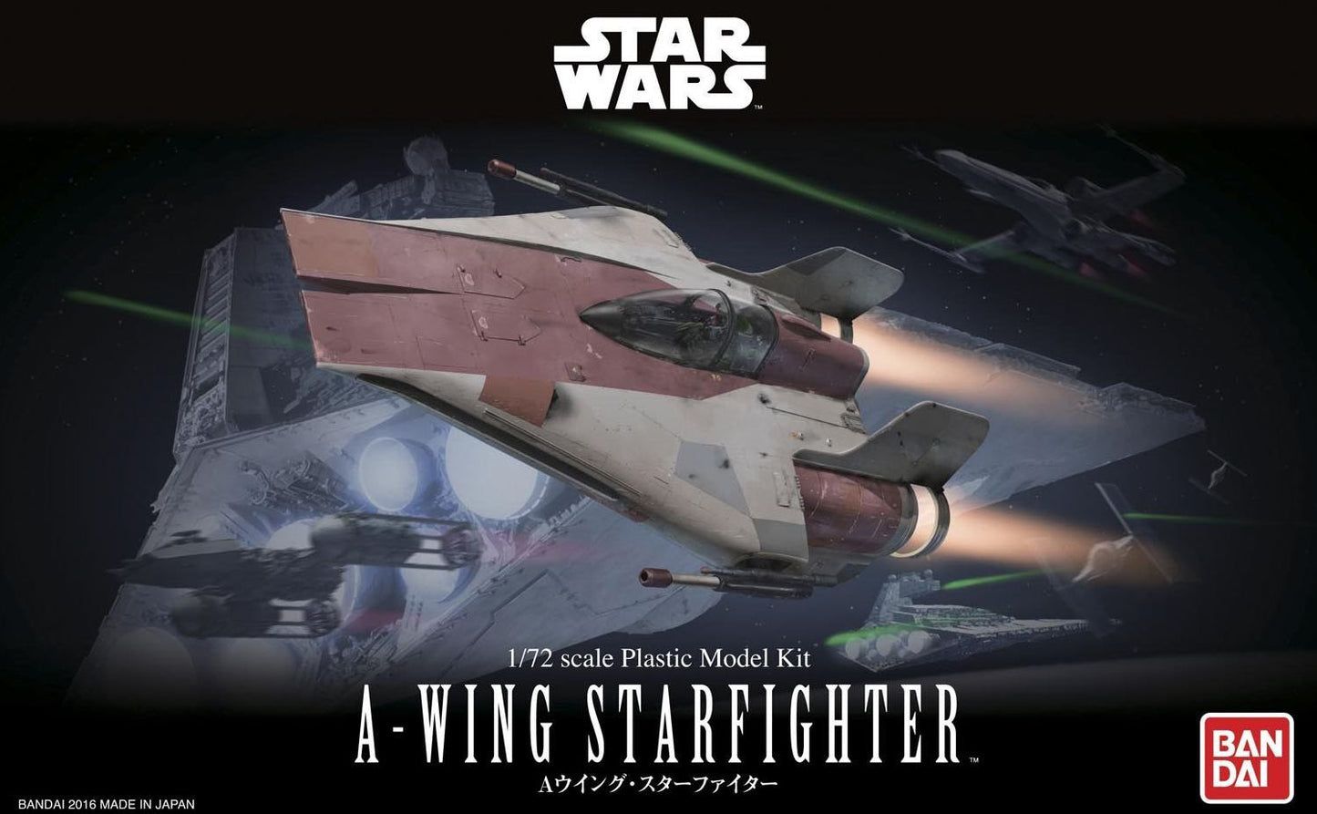 A-Wing Starfighter ''Star Wars'', Bandai Star Wars 1/72 Plastic Model