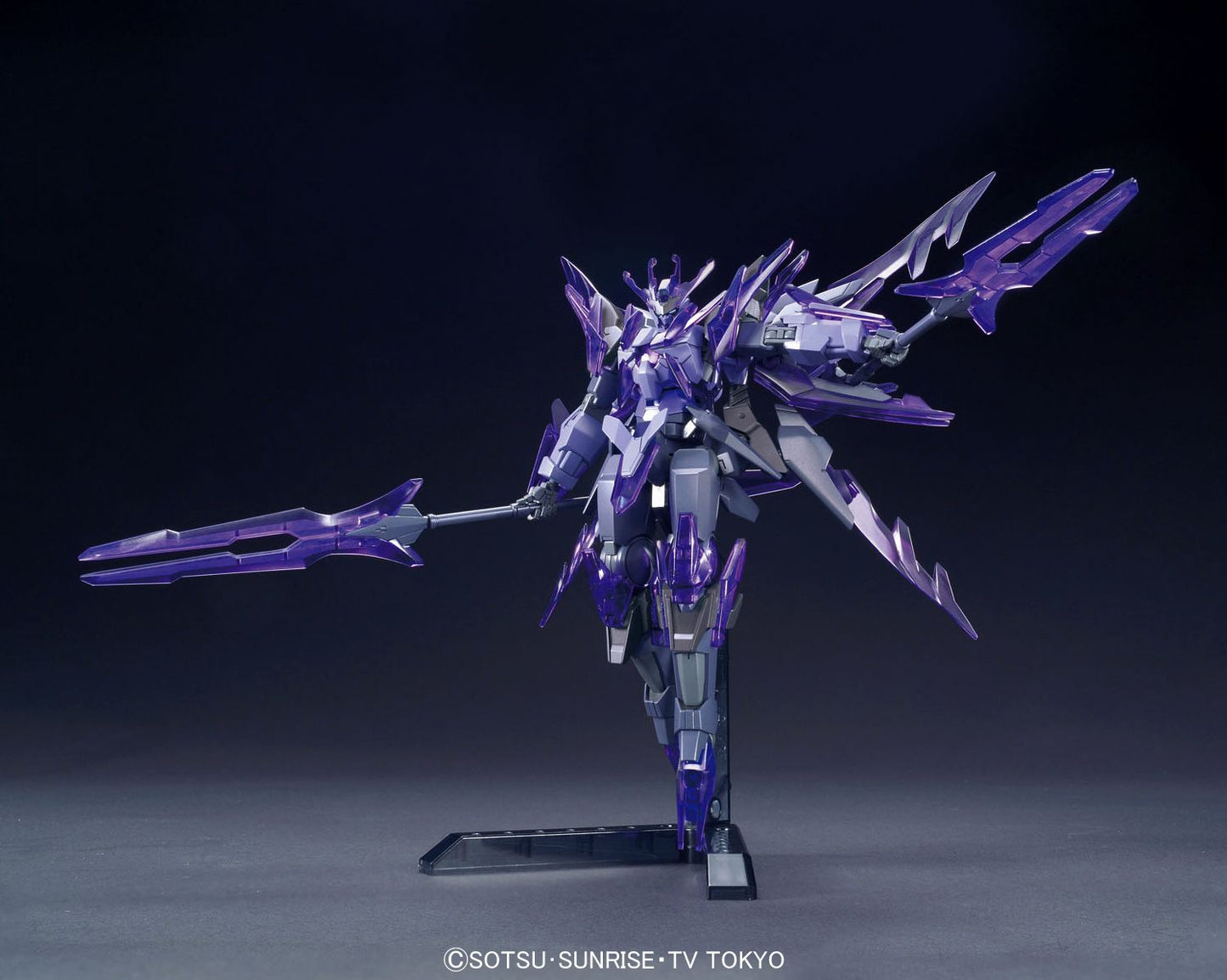 HG Transient Gundam Glacier ''Gundam Build Fighters Honoo Try'', Bandai HGBF 1/144