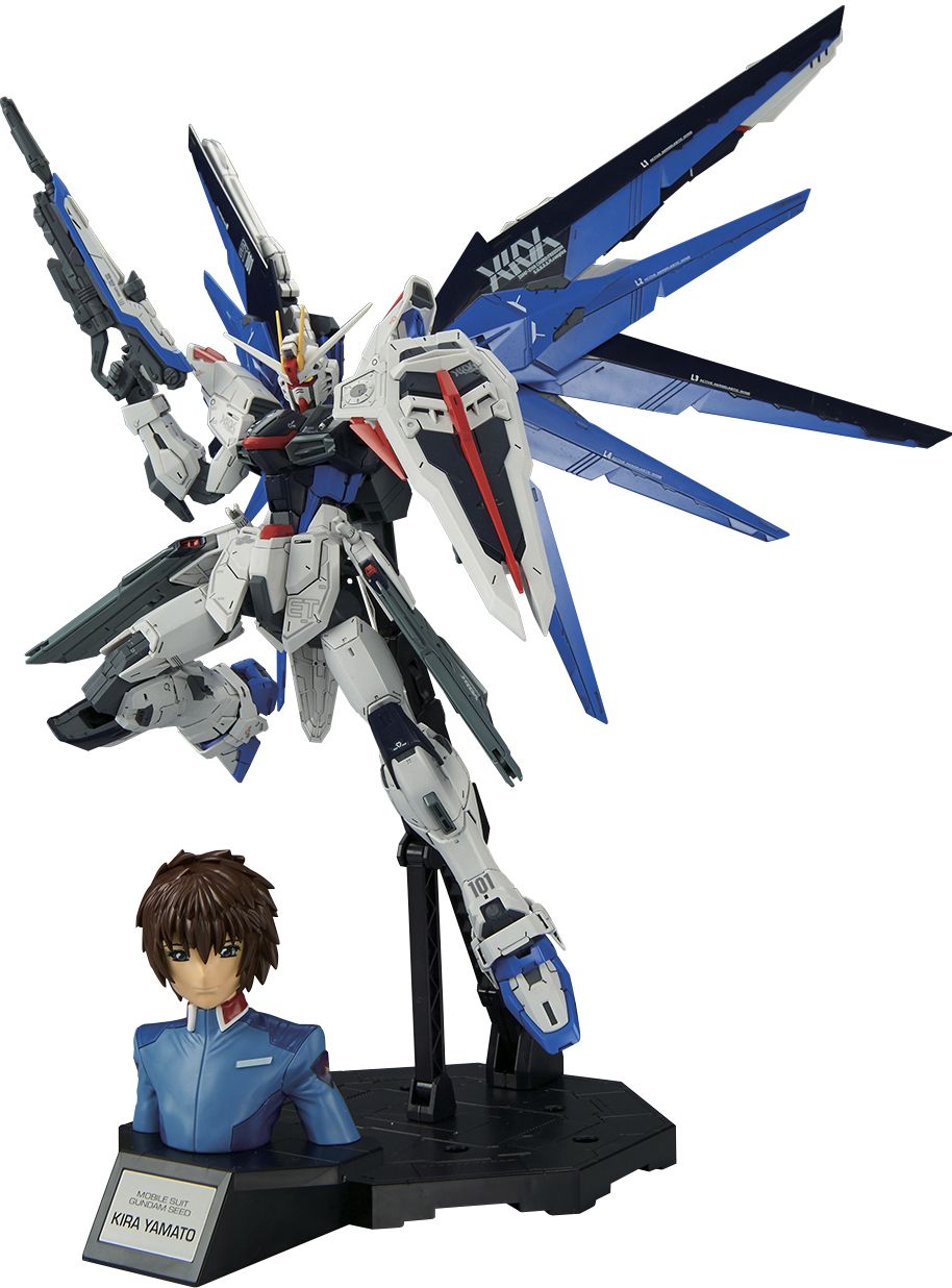 Dramatic Combination [MG Freedom Gundam Ver. 2.0 & Kira Yamato] ''Gundam Seed'', Bandai Master Grade