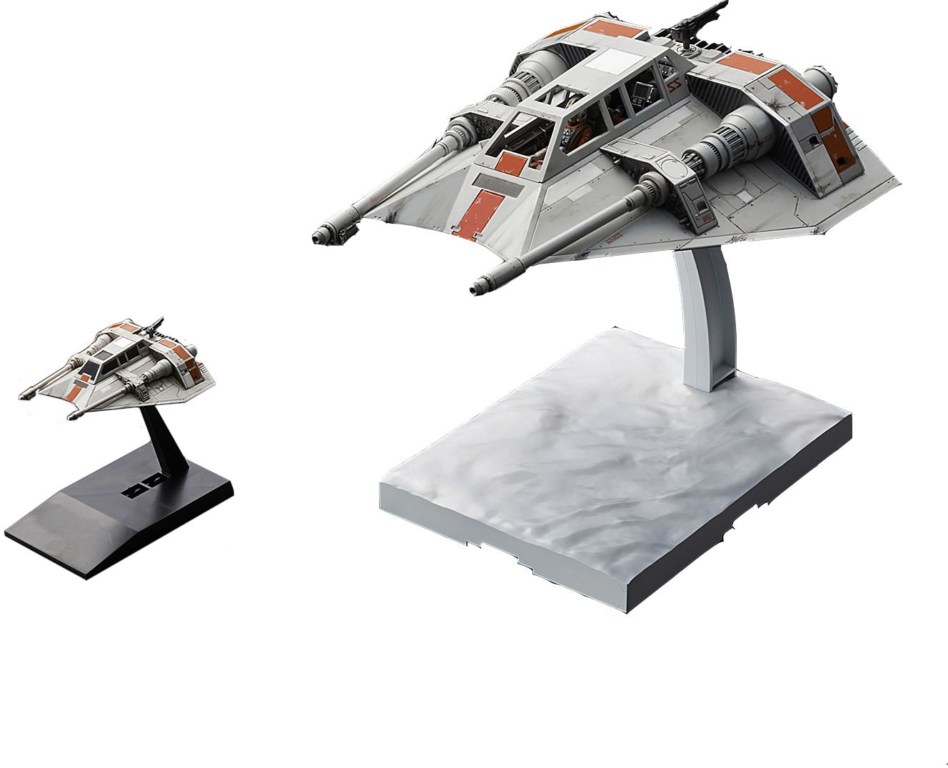 Snowspeeder Set ''Star Wars'', Bandai Star Wars 1/48 & 1/144 Plastic Model