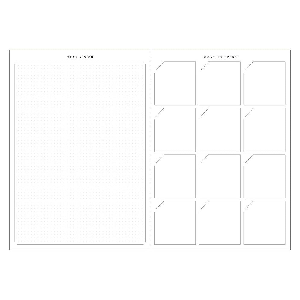 Find and Notice Brown Weekly Diary
