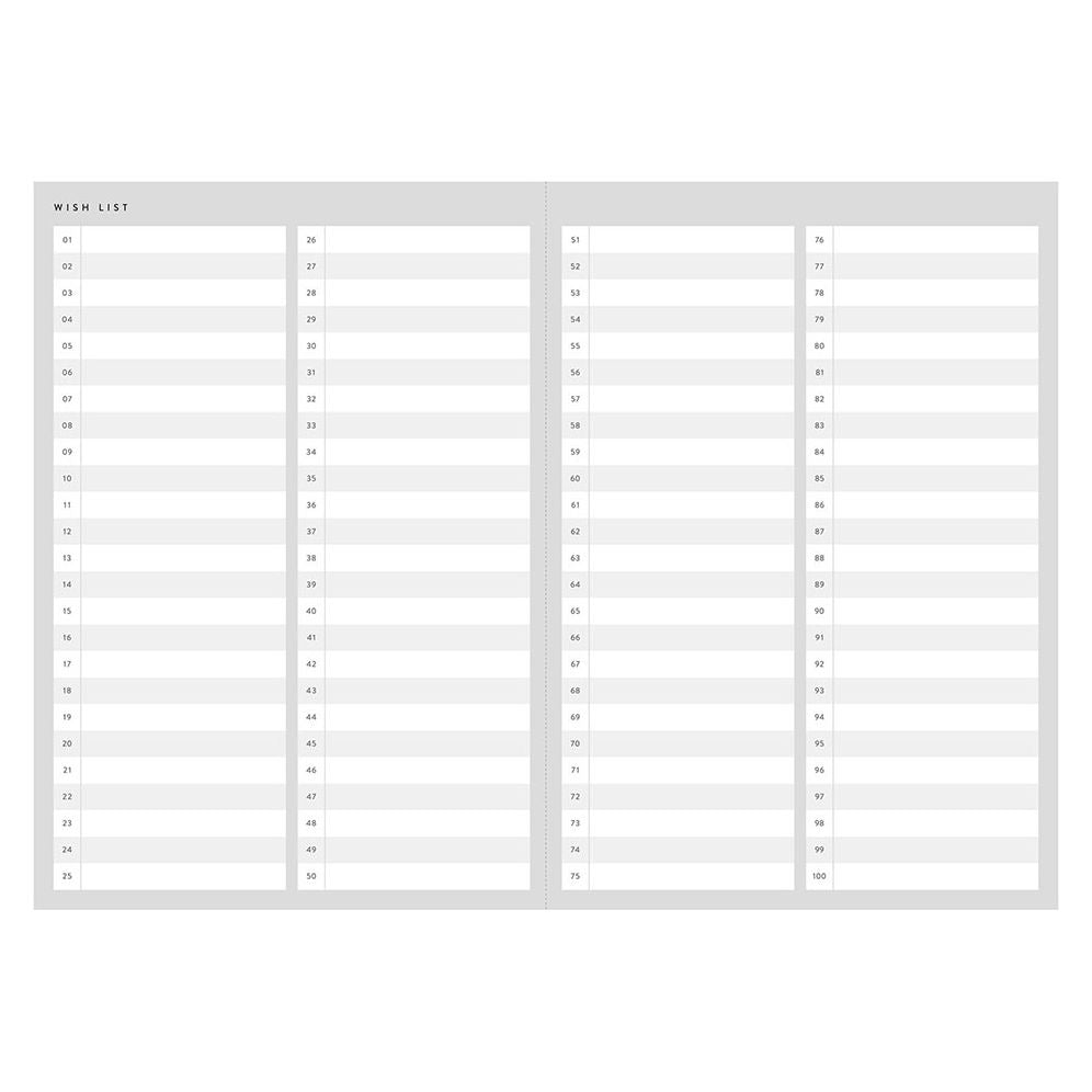 Find and Notice Brown Weekly Diary