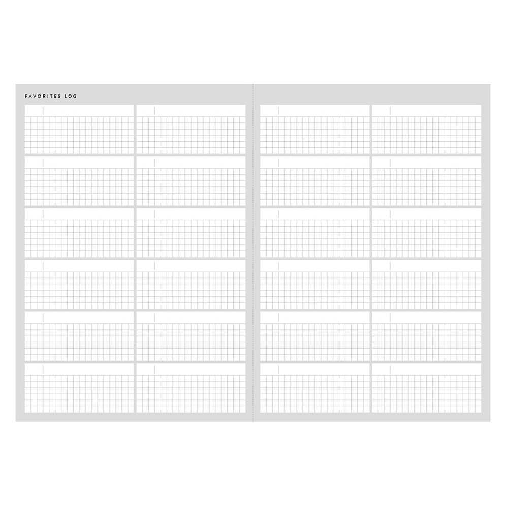 Find and Notice Brown Weekly Diary