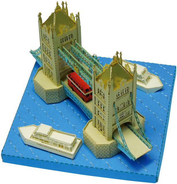 paper nano - tower bridge