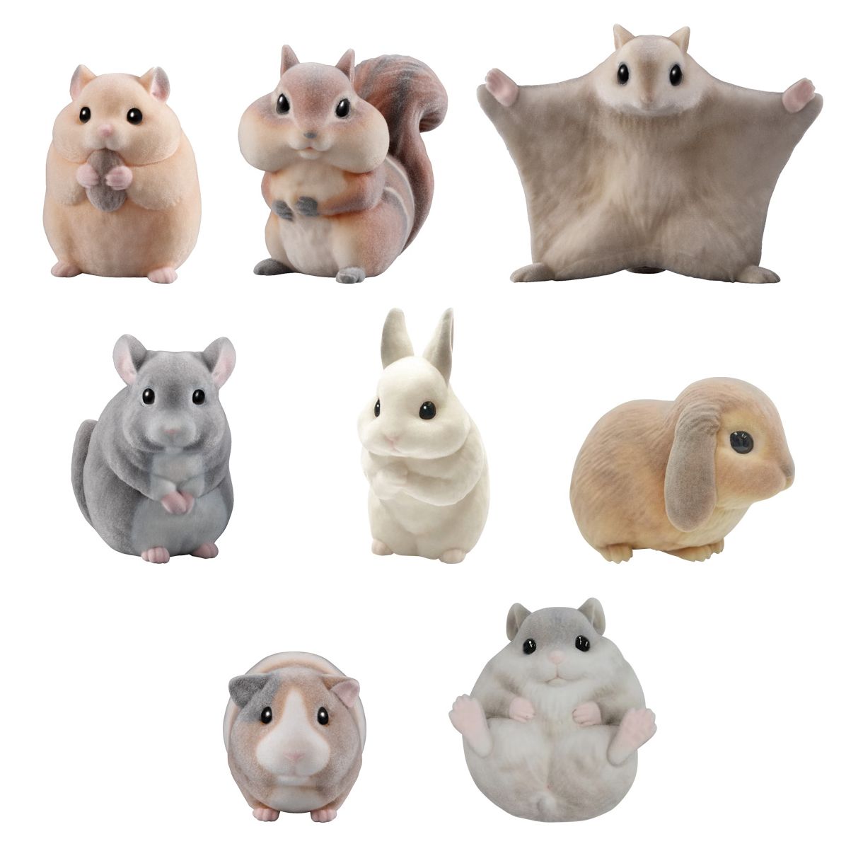 Flocked Tenori Friends 2 Assortment (Bandai Shokugan)
