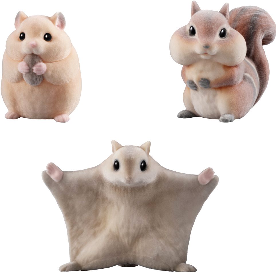 Flocked Tenori Friends 2 Assortment (Bandai Shokugan)