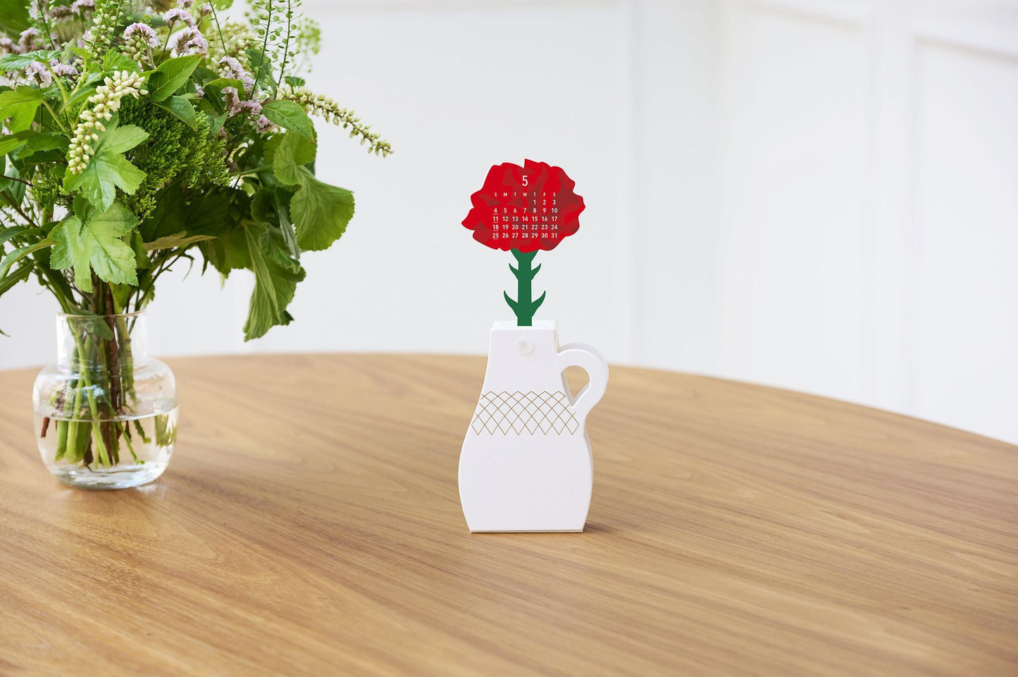 2025 good morning calendar Flowers
