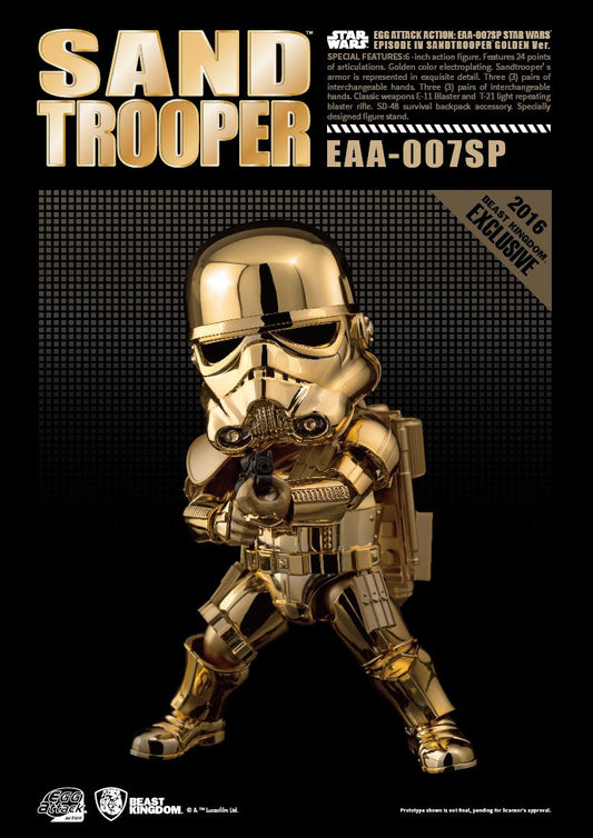 Sandtrooper Golden Ver. "Star Wars" Egg Attack Action
