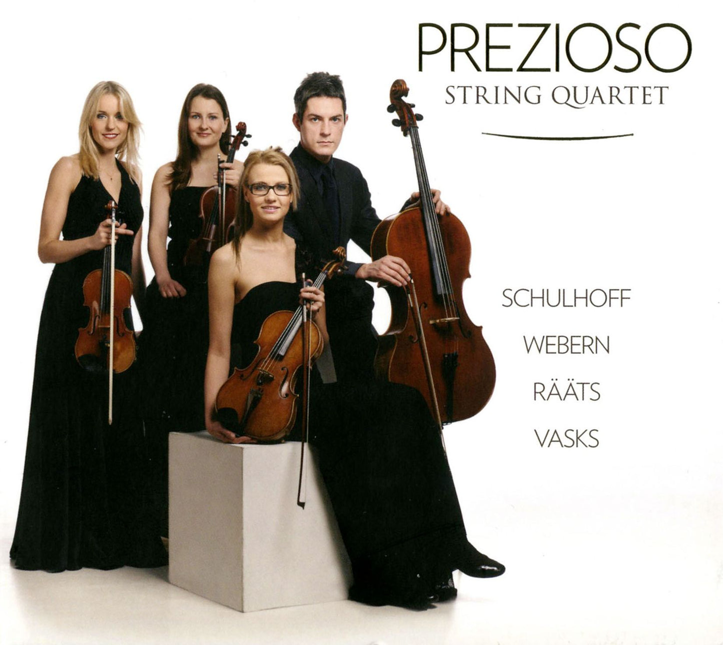 Schulhoff/Vasks/Webern/Raats: Five Pieces for String Quartet/Quartet No.4 ....