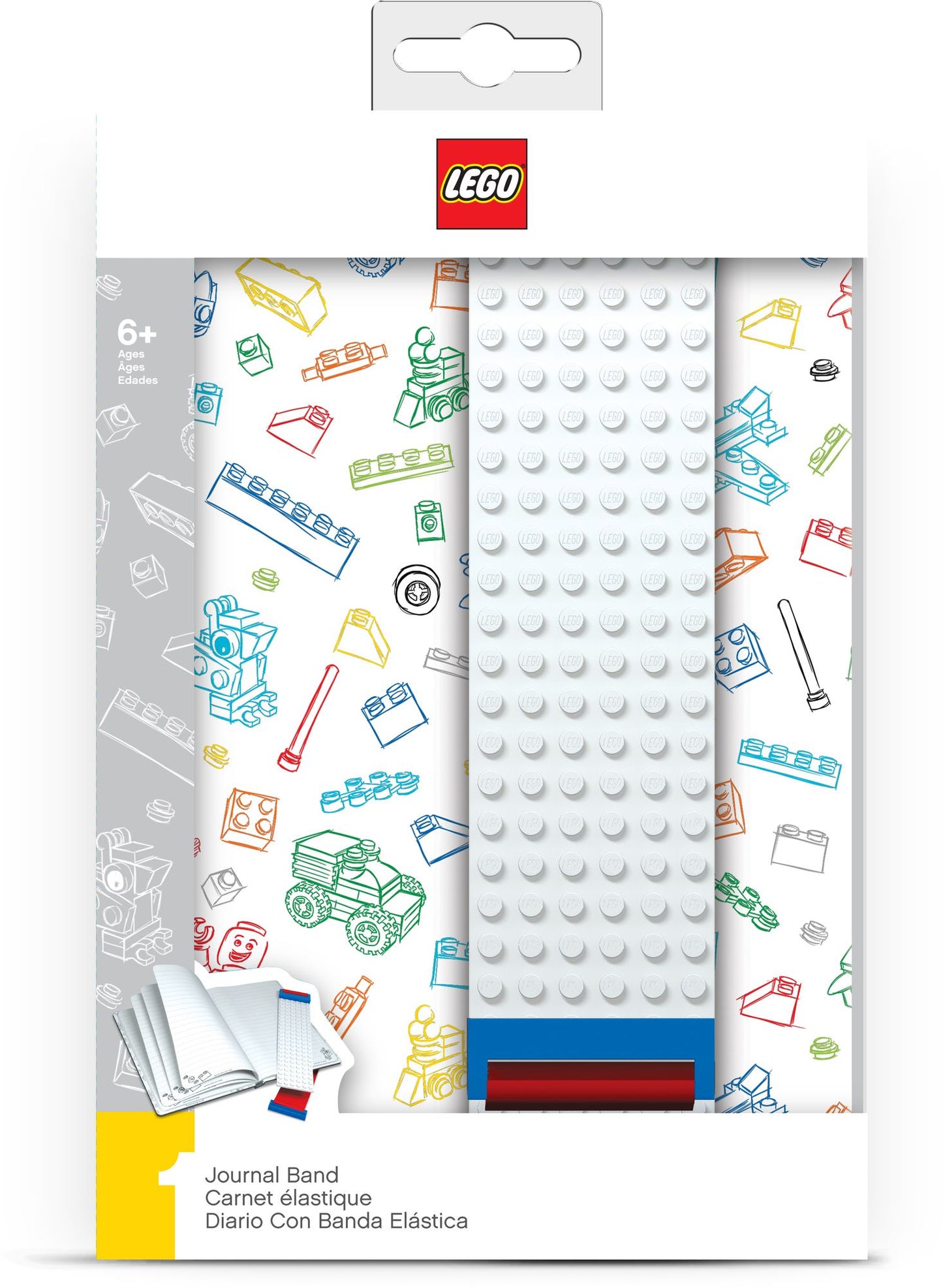 Journal w/Building Band - Multi-Color