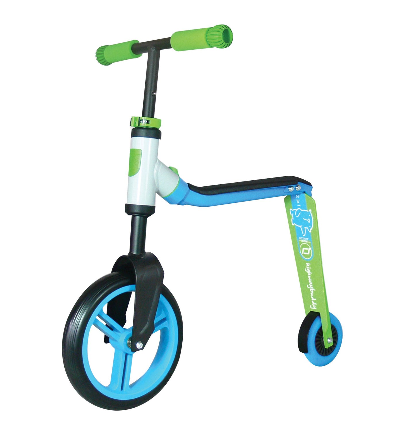 Schylling Scoot & Ride Highway Ride-On, Blue/Green