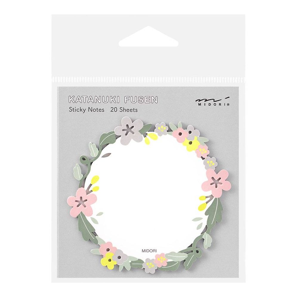 Midori Sticky Notes - Die-Cutting Wreath