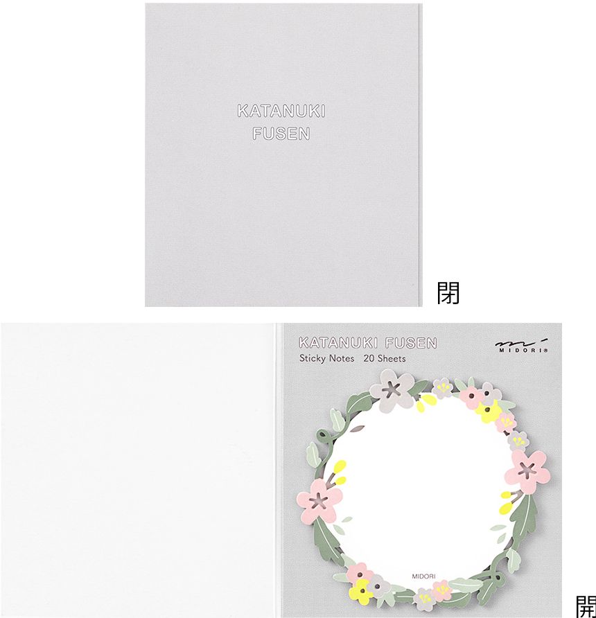 Midori Sticky Notes - Die-Cutting Wreath