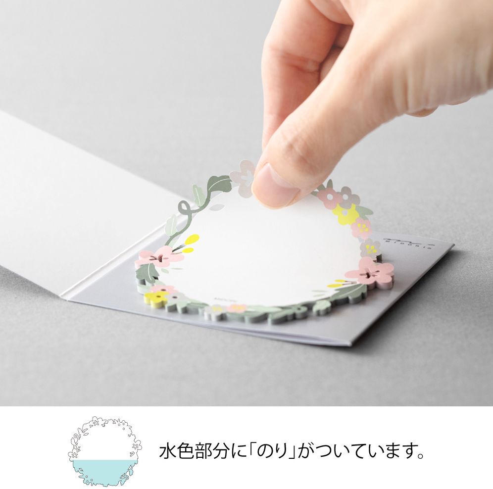 Midori Sticky Notes - Die-Cutting Wreath
