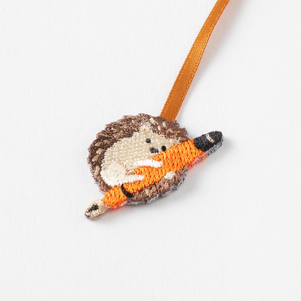 Midori Bookmarker Embroidery Squirrel