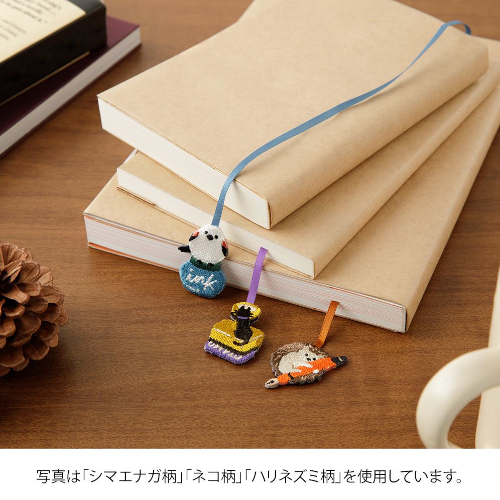 Midori Bookmarker Embroidery Squirrel