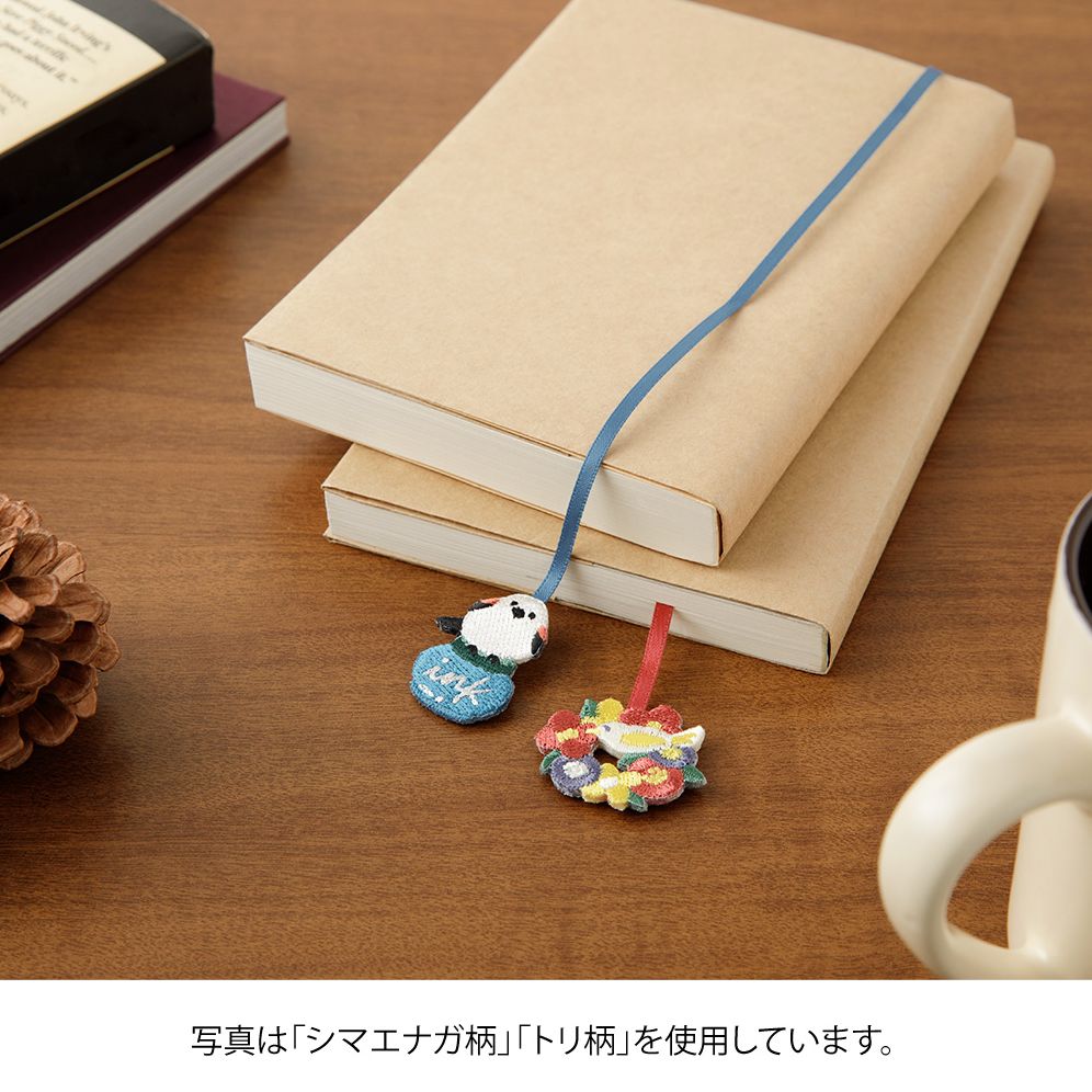 Midori Bookmarker Embroidery Bird
