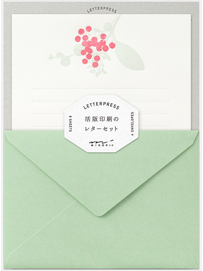 LETTER SET 460 PRESS BOUQUET RED