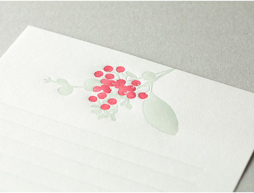 LETTER SET 460 PRESS BOUQUET RED