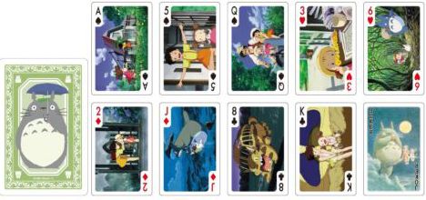 Totoro Movie Scenes Playing Cards