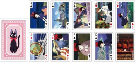 Kiki's Delivery Service Movie Scenes Playing Cards