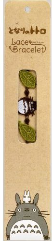 Lace Bracelet Totoro and Green Leaf