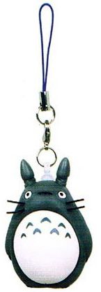 Soft Vinyl Gray Totoro Charm