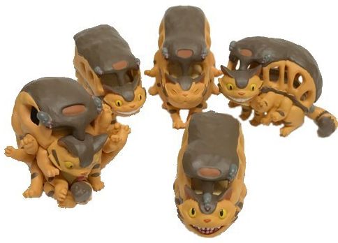 So Many Poses! Catbus Blind Box Figures "My Neighbor Totoro", Benelic