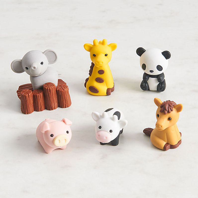 Zoo Animal Erasers