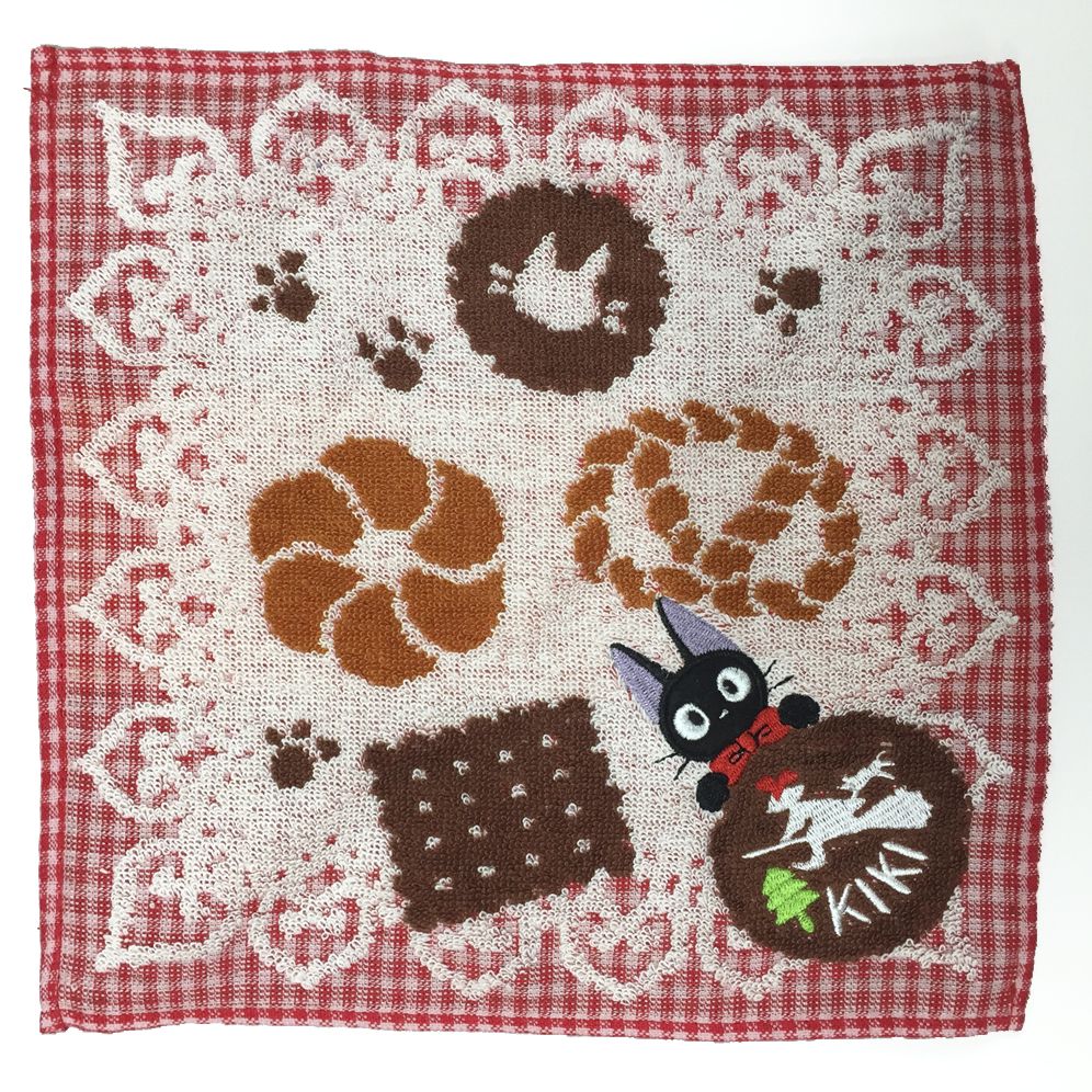 Jiji Mini Towel in House-shaped Gift Box "Kiki's Delivery Service", Marushin Towels